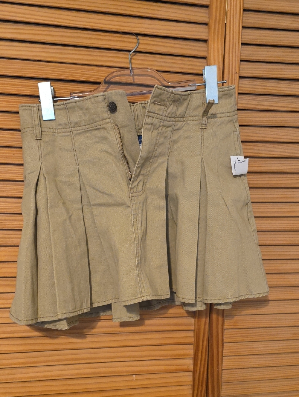 Old Navy Olive Green Mini Skirt with Elastic Waist
